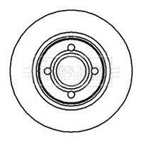 2x Front Vented Brake Discs For Audi 80 Cabriolet Coupe 280mm