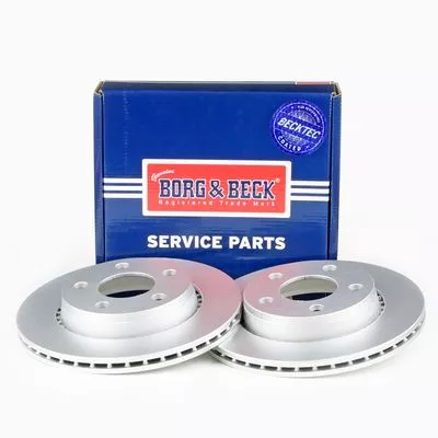 2x Rear Vented Brake Discs For Audi 100 200 A6 A8 269mm