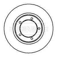 2x Front Vented Brake Discs For Bertone Daihatsu Feroza Freeclimber Rocky Hard T