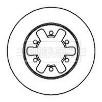 2x Front Vented Brake Discs For Nissan Navara Pick Up 250mm