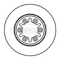 2x Front Vented Brake Discs For Nissan Np300 Pickup Pick Up Urvan 260mm