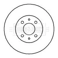 2x Front Vented Brake Discs For Renault Laguna Megane Safrane 262mm