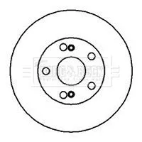 2x Front Vented Brake Discs For Renault Laguna Safrane 262mm
