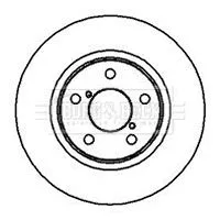 2x Front Vented Brake Discs Fits Subaru Forester Impreza Legacy Svx 260mm