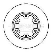 2x Front Vented Brake Discs For Ford Nissan Maverick Navara Pathfinder Pick Up T