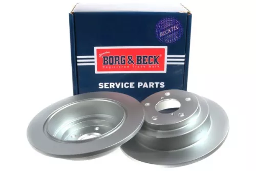 2x Rear Solid Brake Discs Fits Subaru Forester Impreza Legacy Legacy Outback 266