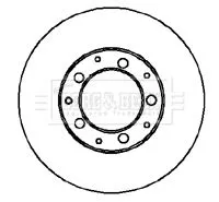 Borg and Beck Borg and Beck BBD5064 2x Rear Solid Brake Discs For Land Rover Defender Discovery Range Rover 290mm 