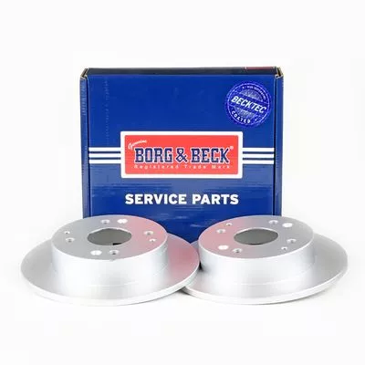 2x Rear Solid Brake Discs For Acura Honda Rover 600 Accord Civic Vigor 260mm