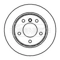 Borg and Beck Borg and Beck BBD5076 2x Rear Solid Brake Discs For Bmw 3 Series 272mm 