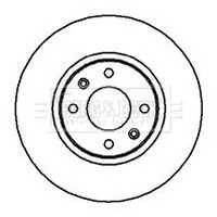 2x Front Vented Brake Discs Fits Citroën Peugeot 406 Xantia 280mm
