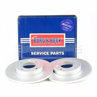 Borg and Beck Borg and Beck BBD5110 2x Front Solid Brake Discs For Seat Vw Arosa Polo Polo Playa Polo Van 239mm 