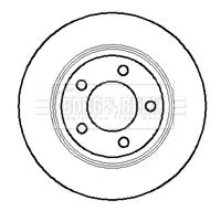 2x Rear Solid Brake Discs For Jeep Grand Cherokee 284mm