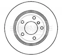 2x Rear Vented Brake Discs For Bmw 3 Series 320mm
