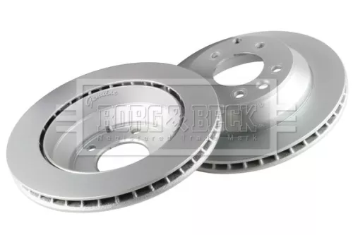 Borg and Beck Borg and Beck BBD5131 2x Rear Vented Brake Discs For Audi Porsche Vw Cayenne Q7 Touareg 330mm 