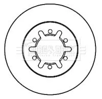 2x Front Vented Brake Discs For Infiniti Nissan Navara Np300 Pickup Pathfinder P