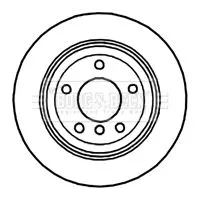 Borg and Beck Borg and Beck BBD5144 2x Rear Vented Brake Discs For Bmw 1 3 4 Series X1 300mm 