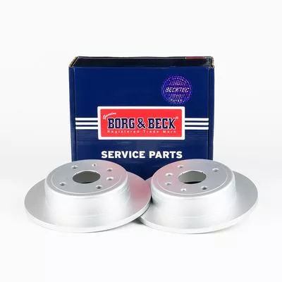 2x Rear Solid Brake Discs For Chevrolet Epica 276mm