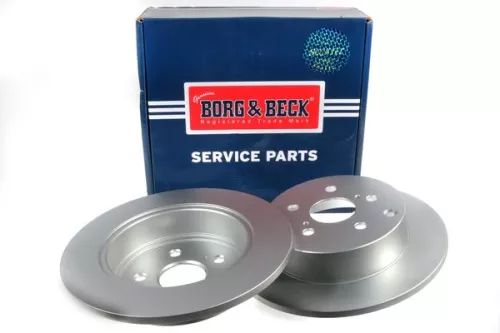 2x Rear Solid Brake Discs For Toyota Verso 297mm