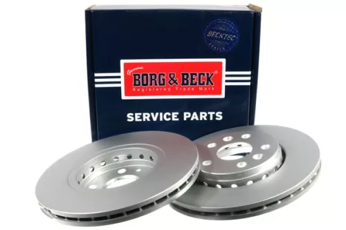 2x Front Vented Brake Discs Fits Mercedes Nissan Renault Citan Kangoo Kangoo / G