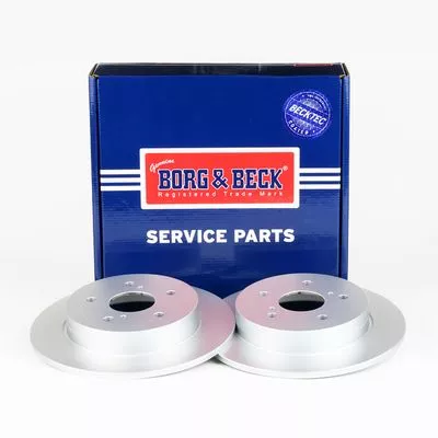 2x Rear Solid Brake Discs For Suzuki Swift Sx4 278mm