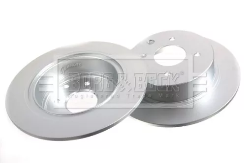 Borg and Beck Borg and Beck BBD5170 2x Rear Solid Brake Discs For Nissan Cube Tiida 291mm 