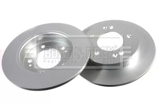 Borg and Beck Borg and Beck BBD5174 2x Rear Solid Brake Discs For Hyundai Kia Ix20 Venga 257mm 