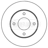 2x Front Vented Brake Discs For Mitsubishi Smart Colt Colt Czc Forfour 281mm