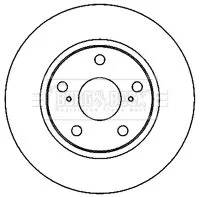 2x Front Vented Brake Discs For Toyota Rav 4 275mm