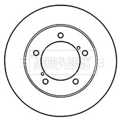 Borg and Beck Borg and Beck BBD5219 2x Front Vented Brake Discs For Suzuki Grand Vitara 310mm 