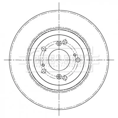2x Front Vented Brake Discs For Honda Civic 300mm