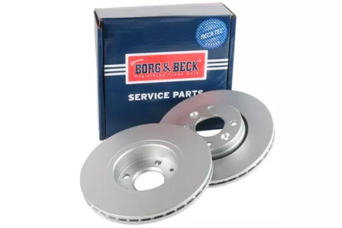 Borg and Beck Borg and Beck BBD5226 2x Front Vented Brake Discs For Dacia Lada Mercedes Renault Captur Citan Clio Do 