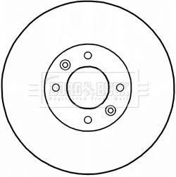2x Rear Solid Brake Discs For Citroën Ds Peugeot 3008 308 308 Cc Ds 4 / Ds 4 Cro