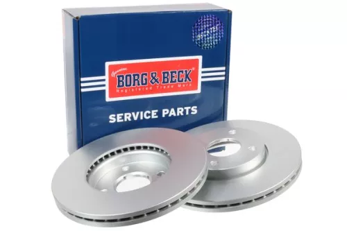 Borg and Beck Borg and Beck BBD5237 2x Front Vented Brake Discs For Ford Fiesta 278mm 