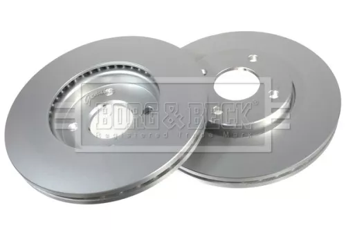 Borg and Beck Borg and Beck BBD5237 2x Front Vented Brake Discs For Ford Fiesta 278mm 