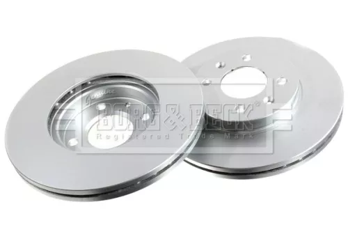 Borg and Beck Borg and Beck BBD5239 2x Front Vented Brake Discs For Hyundai Kia Accent I20 Rio Solaris Stonic 256mm 