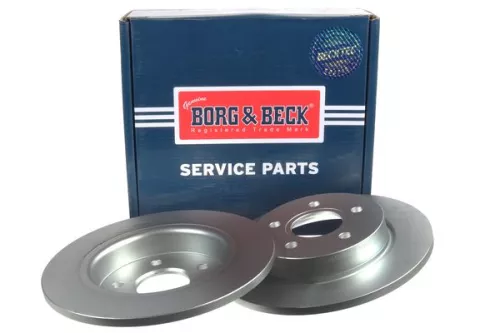 2x Rear Solid Brake Discs For Ford Focus 270mm