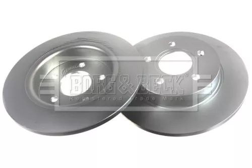 Borg and Beck Borg and Beck BBD5241 2x Rear Solid Brake Discs For Ford Focus 270mm 
