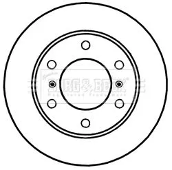 2x Front Vented Brake Discs For Mitsubishi Pajero 290mm