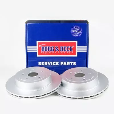 2x Rear Vented Brake Discs For Subaru Impreza 316mm