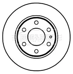 Borg and Beck Borg and Beck BBD5253 2x Rear Solid Brake Discs For Iveco Daily 296mm 