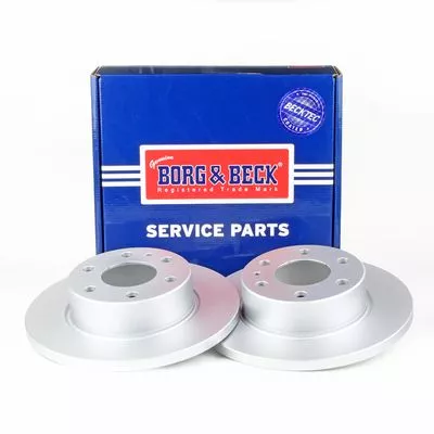 2x Rear Solid Brake Discs For Iveco Daily 296mm