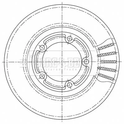 2x Front Vented Brake Discs Fits Hyundai H-1 H-1 / Starex Porter 254mm