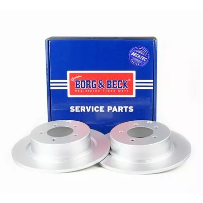 2x Rear Solid Brake Discs Fits Baic Chrysler Citroën Dodge Jeep Mitsubishi Peuge