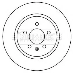 2x Rear Vented Brake Discs For Opel Vauxhall Zafira Zafira Tourer 315mm