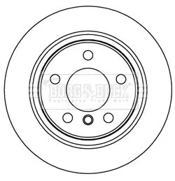 Borg and Beck Borg and Beck BBD5265 2x Rear Solid Brake Discs For Bmw 1 2 Series 290mm 