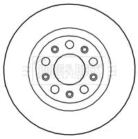 Borg and Beck Borg and Beck BBD5272 2x Rear Vented Brake Discs For Alfa Romeo 159 Brera Giulia Spider Stelvio 292mm 