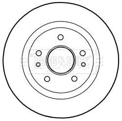 2x Front Vented Brake Discs For Daihatsu Terios 287mm