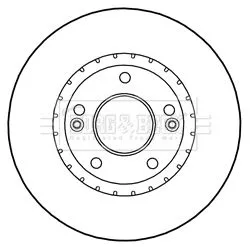 Borg and Beck Borg and Beck BBD5278 2x Front Vented Brake Discs For Hyundai Kia Cee'd Ceed Cerato Elantra I30 Kona P 
