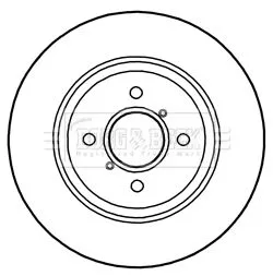 2x Front Vented Brake Discs Fits Suzuki Swift 272mm