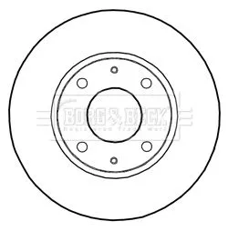 2x Front Vented Brake Discs Fits Proton Gen 2 Persona 266mm